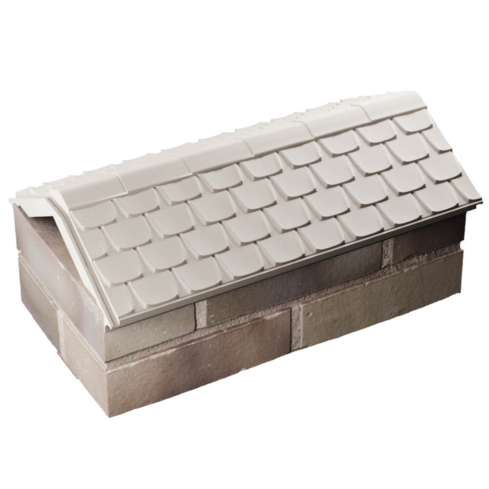 Парапет Zking Эльбрус Бежевый с посадкой на 1 кирпич (255мм) в Майкопе фото