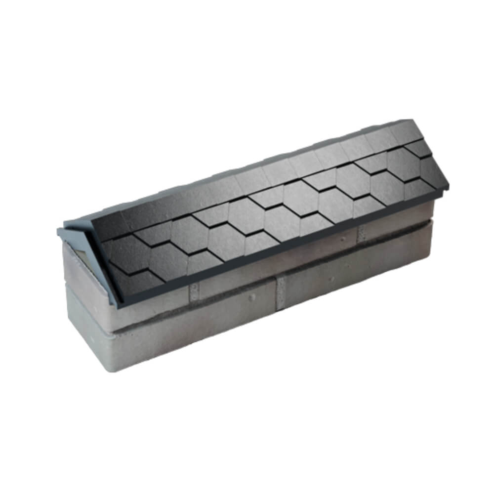 Парапет Zking Эверест Черный с посадкой на 0.5 кирпича (130мм) в Майкопе фото