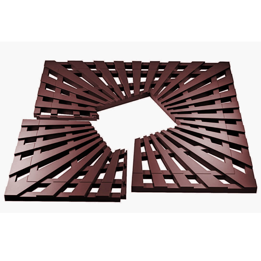 Приствольная решетка для дерева ZKING ATMOSPHERE 1.2х1.2м Коричневая в Майкопе фото