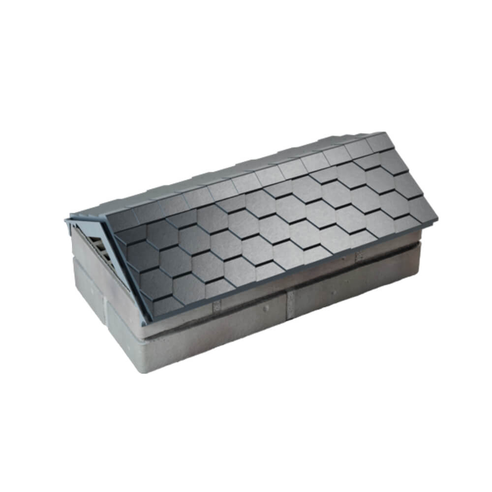 Парапет Zking Эверест Серый с посадкой на 1 кирпич (200/225/255мм) в Майкопе фото