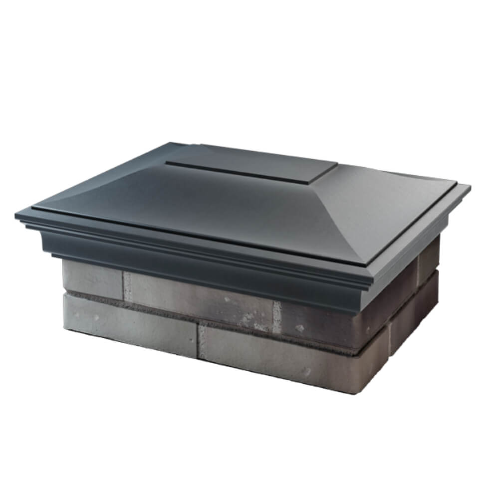 Колпак Zking Монблан Серый на столб 2х1.5 кирпича (515х385мм) в Майкопе фото