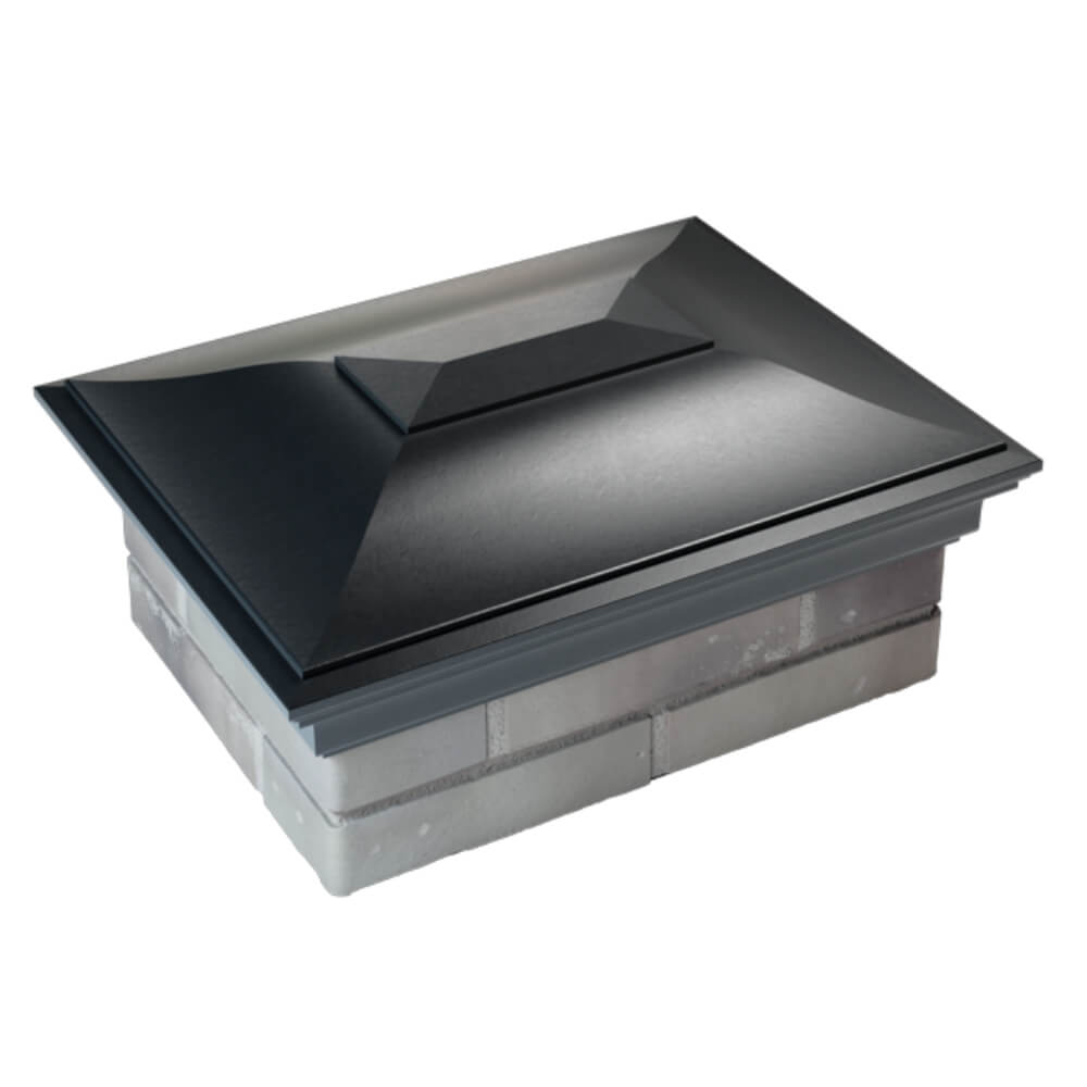 Колпак Zking Монблан Черный на столб 2х1.5 кирпича (515х385мм) Майкоп фото