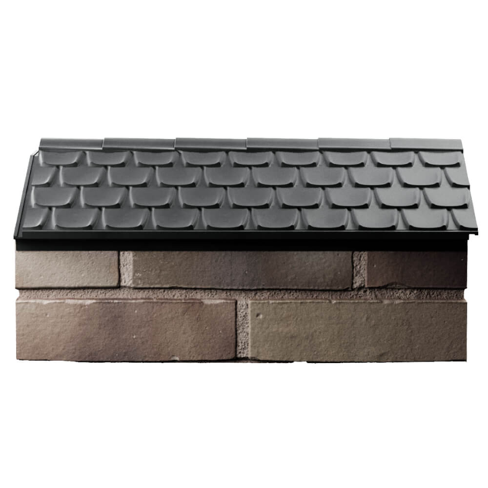 Парапет Zking Эльбрус Серый с посадкой на 1 кирпич (255мм) в Майкопе фото
