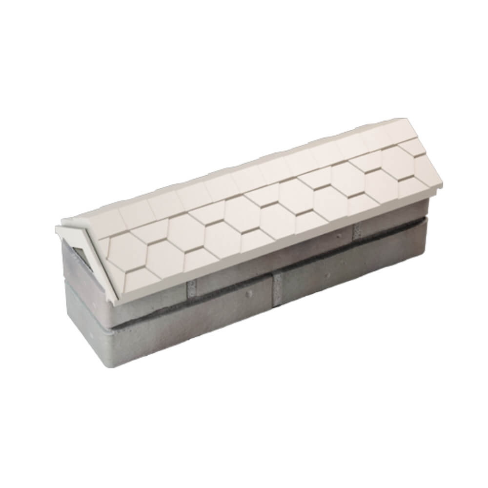 Парапет Zking Эверест Бежевый с посадкой на 0.5 кирпича (130мм) в Майкопе фото