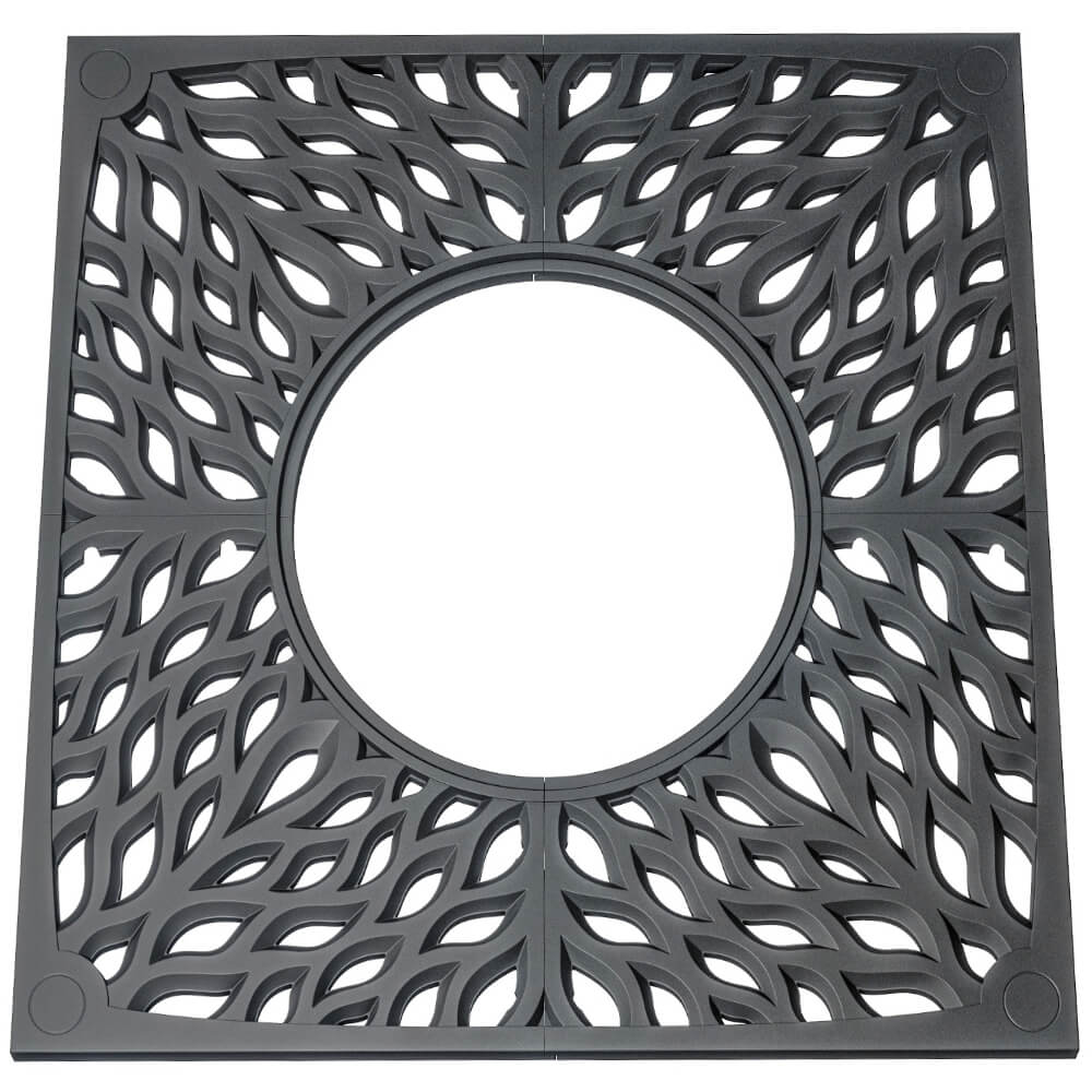 Приствольная решетка для дерева ZKING CRUST 2х2м Черная Майкоп фото