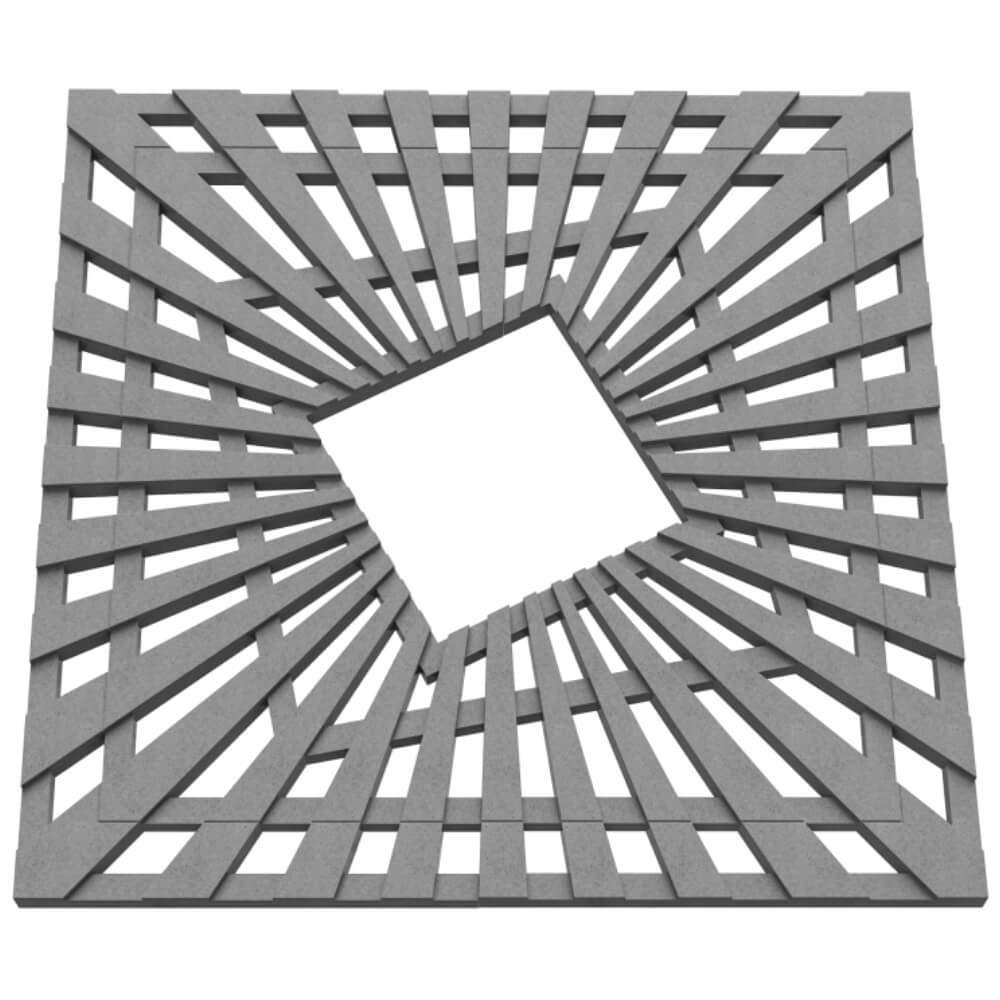 Приствольная решетка для дерева ZKING ATMOSPHERE 1.2х1.2м Серая в Майкопе фото