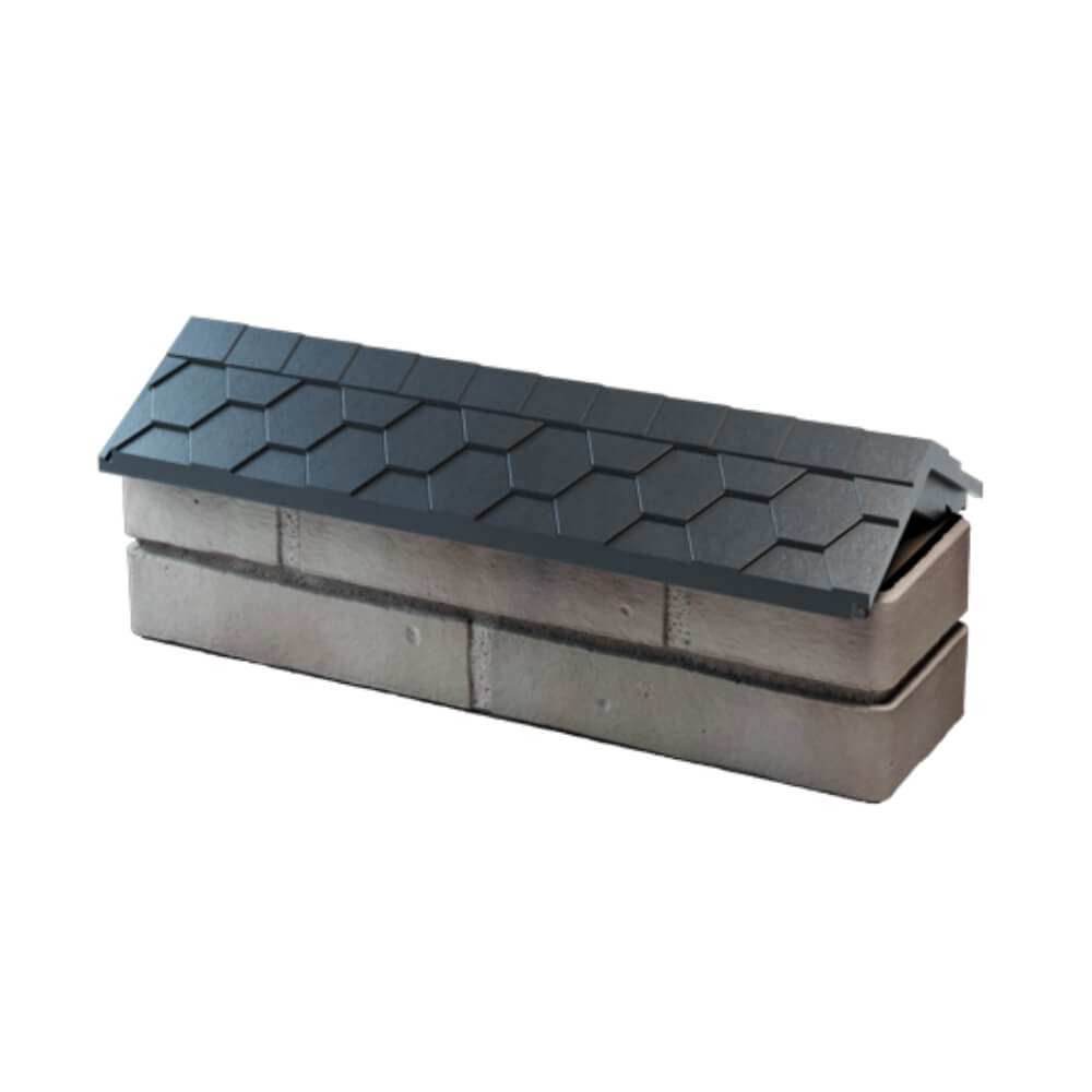 Парапет Zking Эверест Серый с посадкой на 0.5 кирпича (130мм) в Майкопе фото