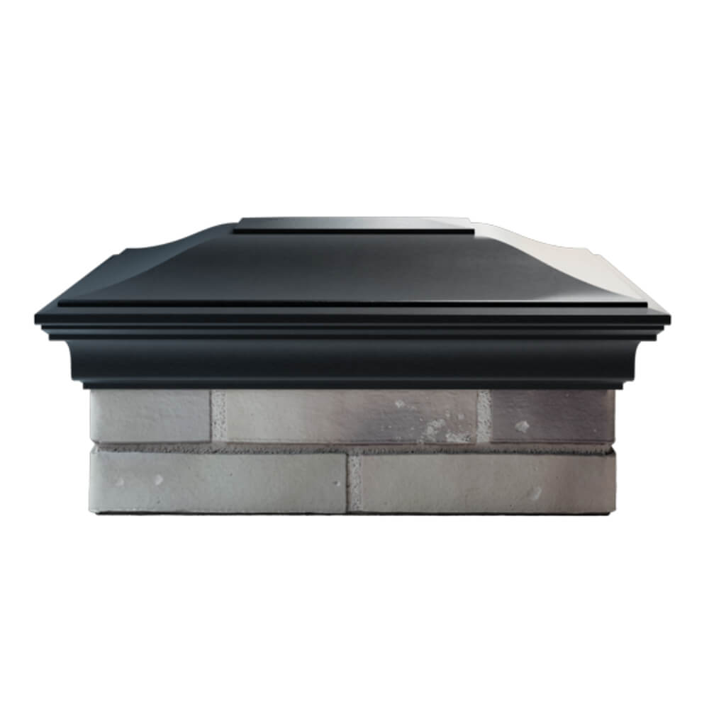 Колпак Zking Монблан Черный на столб 2х1.5 кирпича (515х385мм) в Майкопе фото