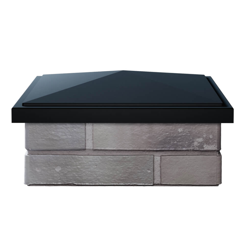 Колпак Zking БонаМоно Черный на столб 1.5х1.5 кирпича (385х385, 400х400мм) Майкоп фото