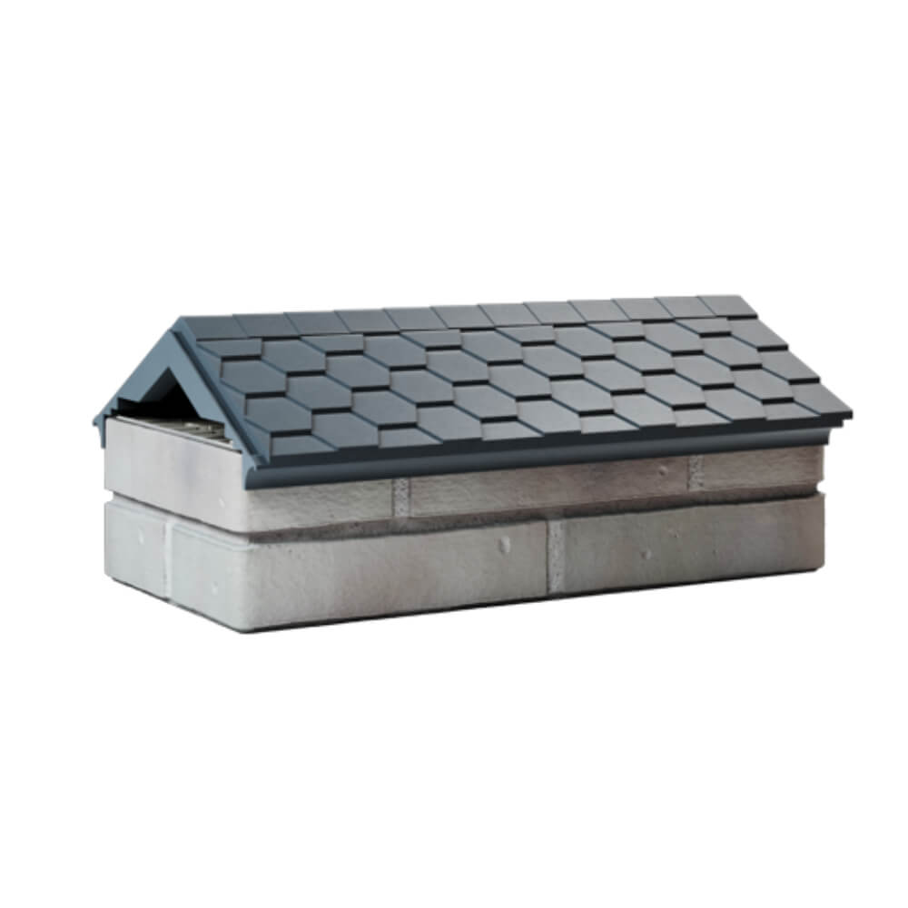 Парапет Zking Эверест Серый с посадкой на 1 кирпич (200/225/255мм) Майкоп фото