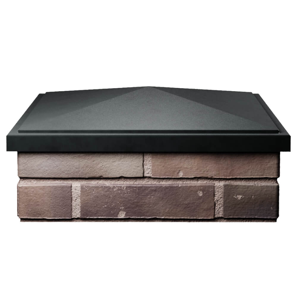 Колпак Zking БонаМоно Черный на столб 2х2 кирпича (515х515, 530х530мм) Майкоп фото