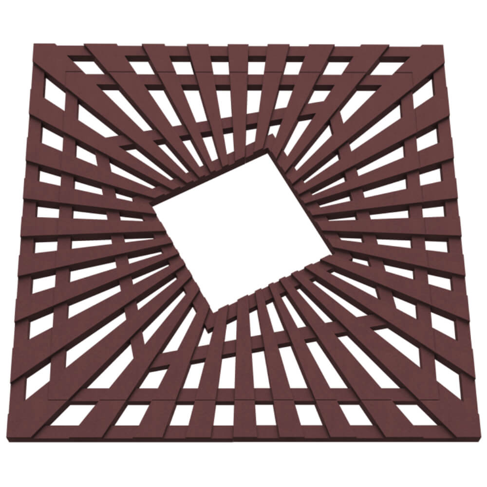 Приствольная решетка для дерева ZKING ATMOSPHERE 1.2х1.2м Коричневая в Майкопе фото