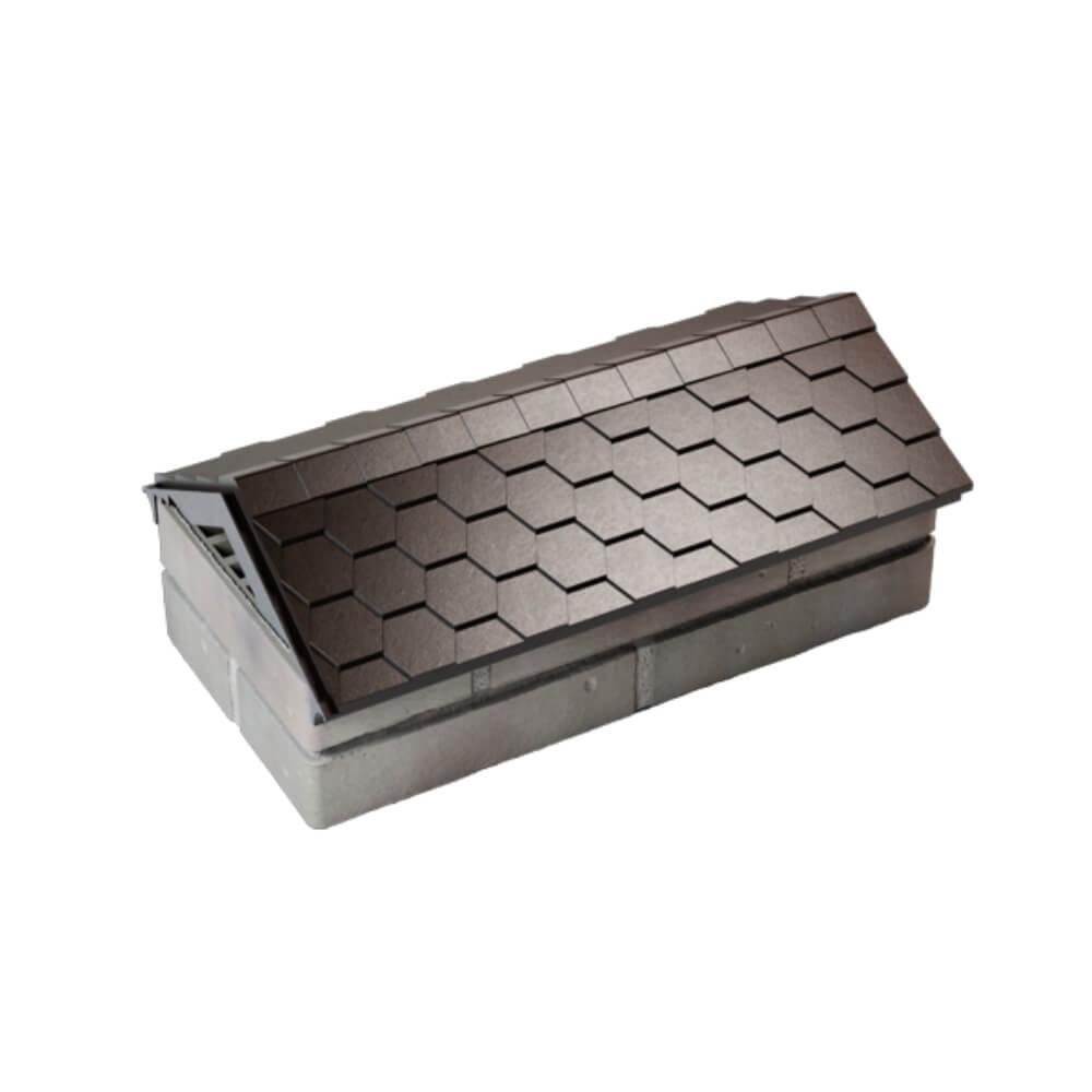 Парапет Zking Эверест Коричневый с посадкой на 1 кирпич (200/225/255мм) в Майкопе фото