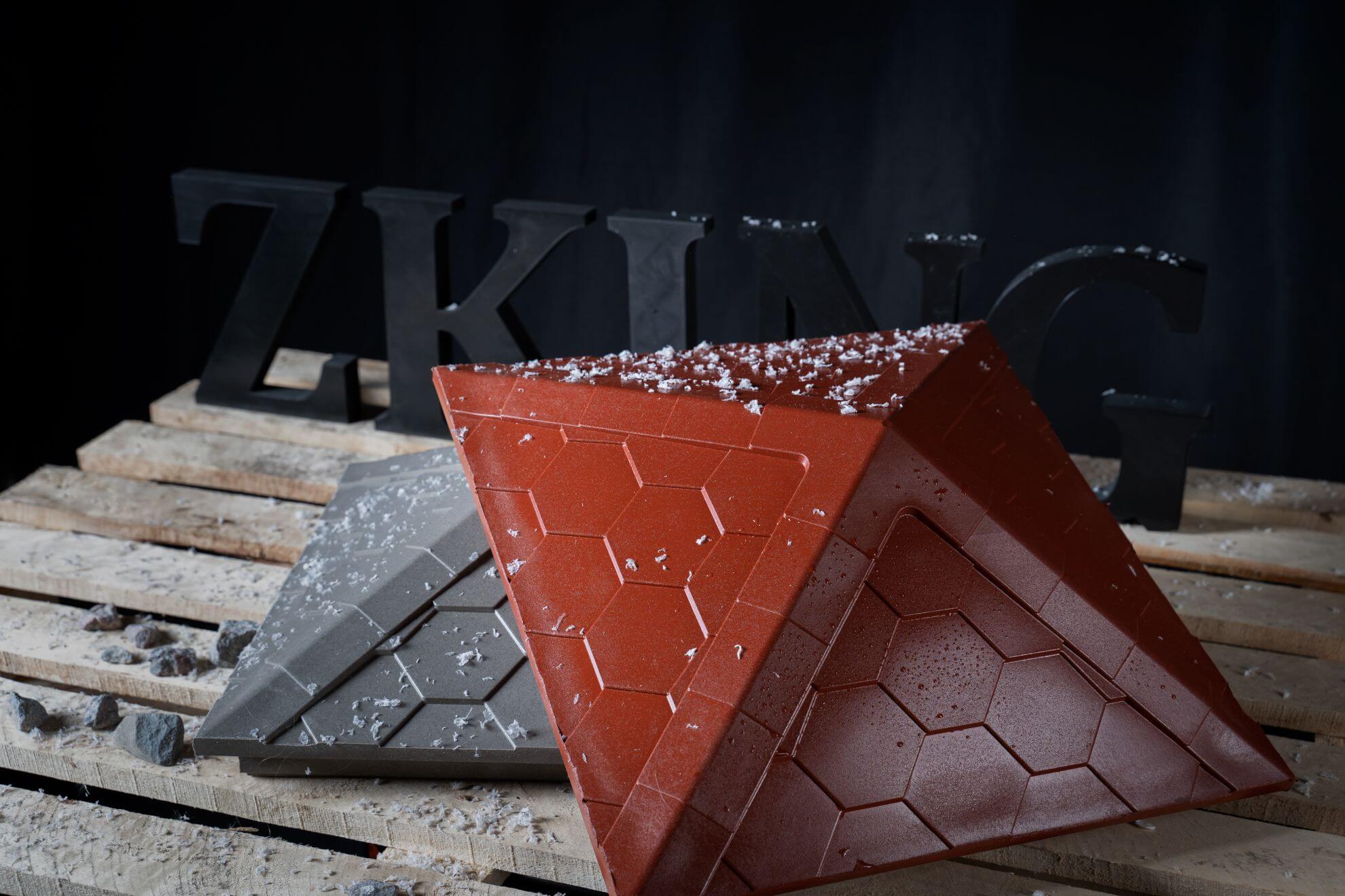 Колпак Zking Эверест Красный на столб 1.5х1.5 кирпича (390х390мм) в Майкопе фото