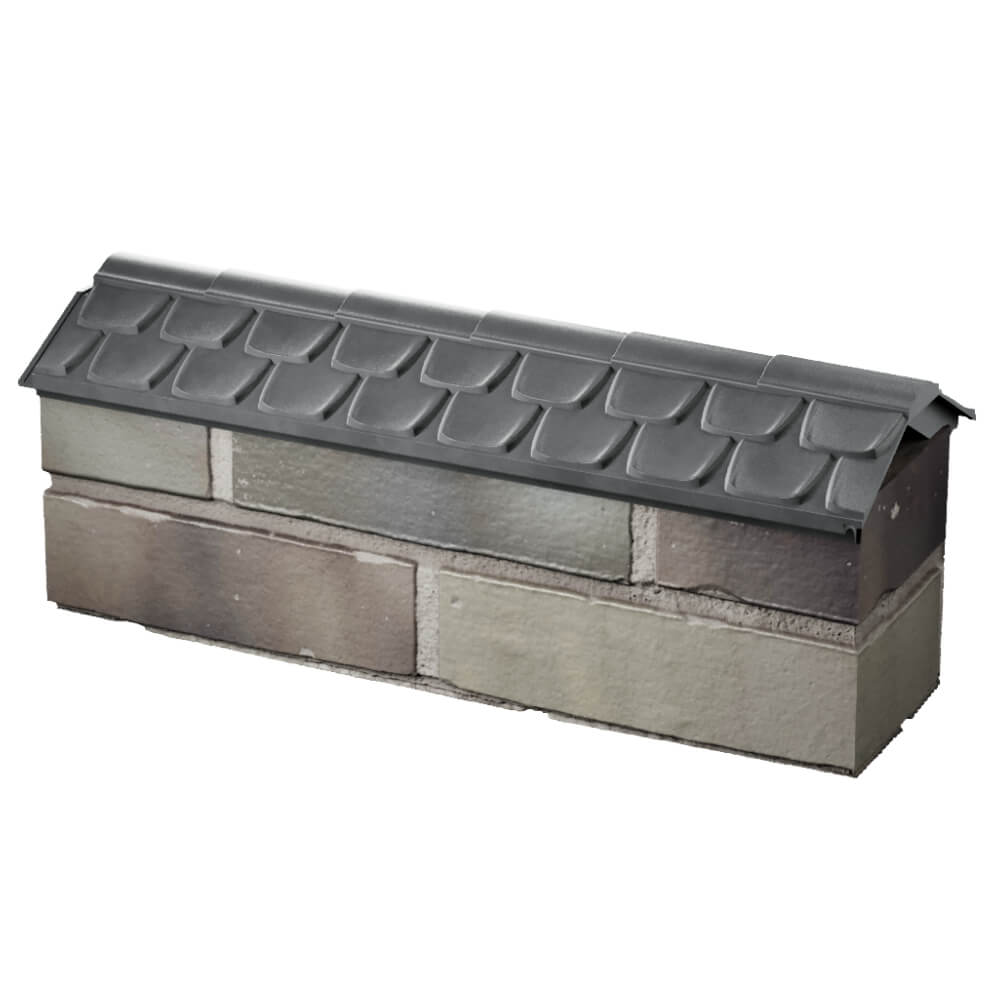 Парапет Zking Эльбрус Серый с посадкой на 0.5 кирпича (130мм) в Майкопе фото