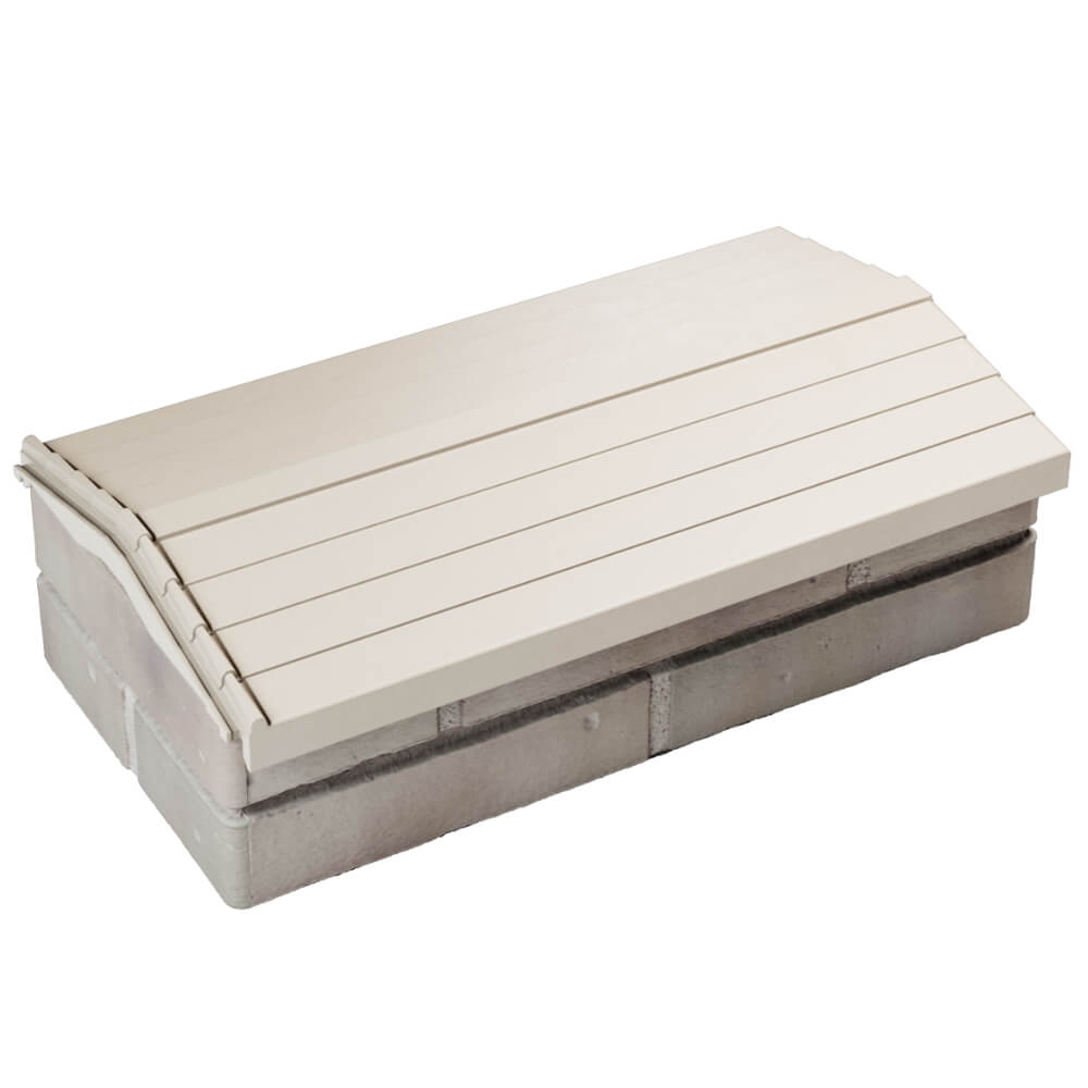 Парапет Zking Бона ХайТек Бежевый с посадкой на 1 кирпич (200/225/255мм) в Майкопе фото