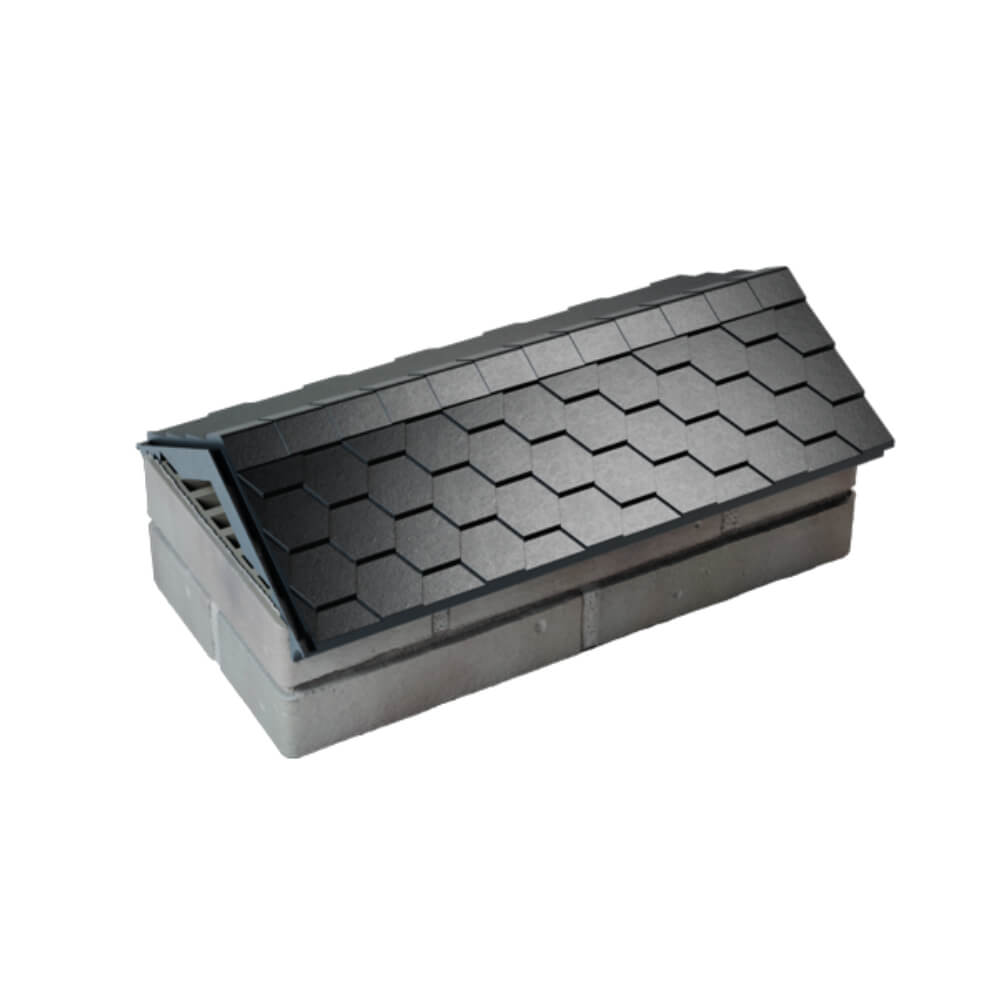 Парапет Zking Эверест Черный с посадкой на 1 кирпич (200/225/255мм) в Майкопе фото