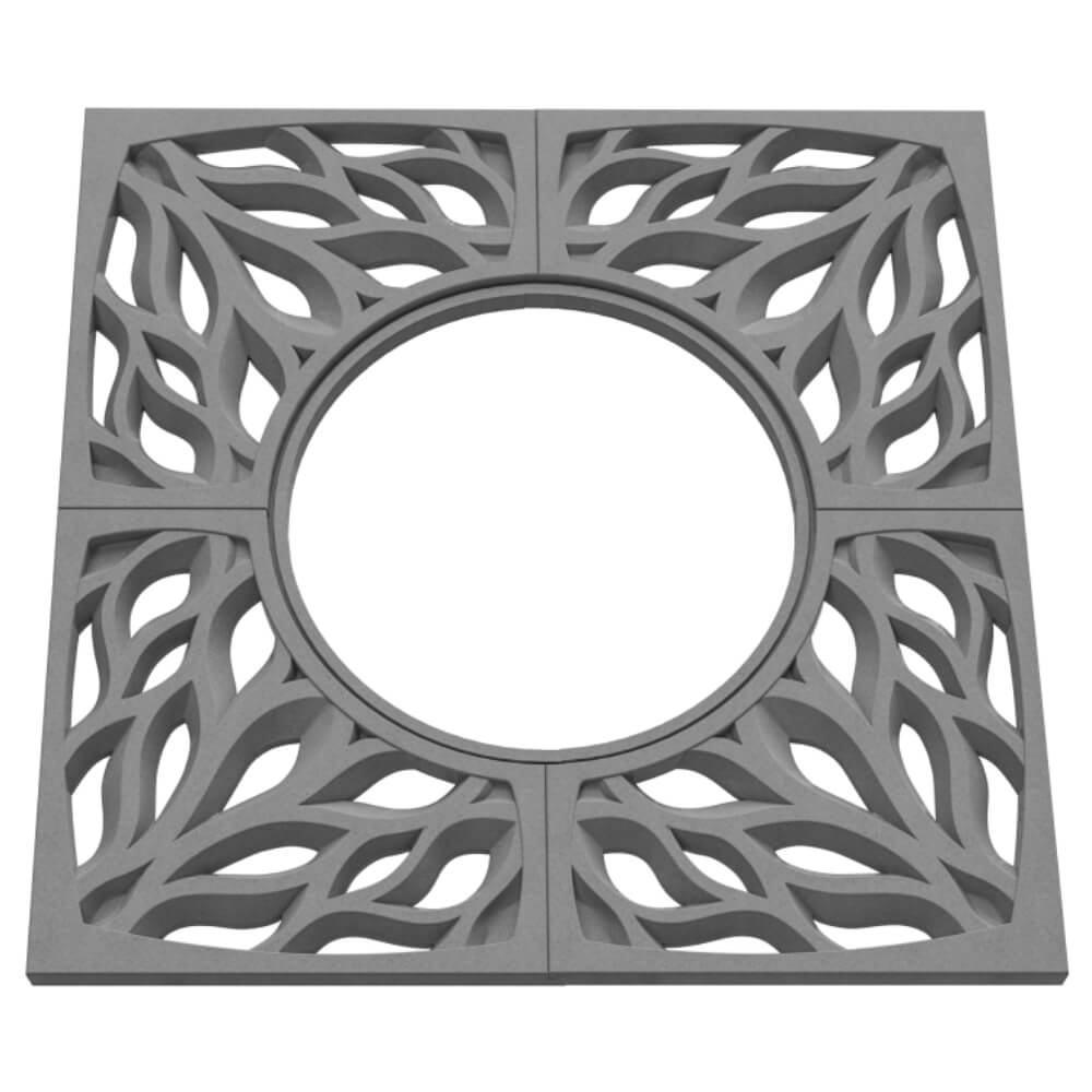 Приствольная решетка для дерева ZKING CRUST 1.2х1.2м Серая в Майкопе фото