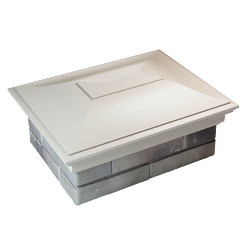 Колпак Zking Монблан Бежевый на столб 2х1.5 кирпича (515х385мм) Майкоп фото