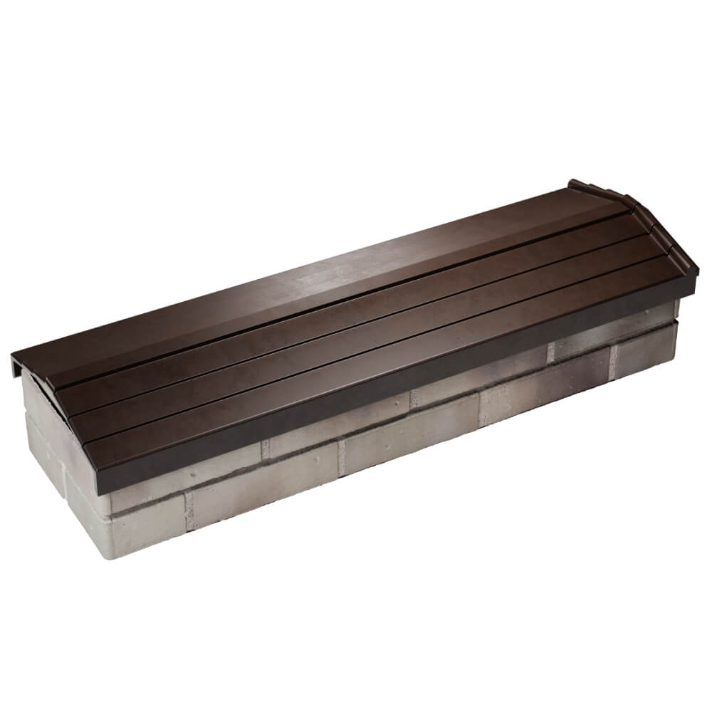 Парапет Zking Бона ХайТек Коричневый посадка на 0.5 кирпича (130мм) в Майкопе фото