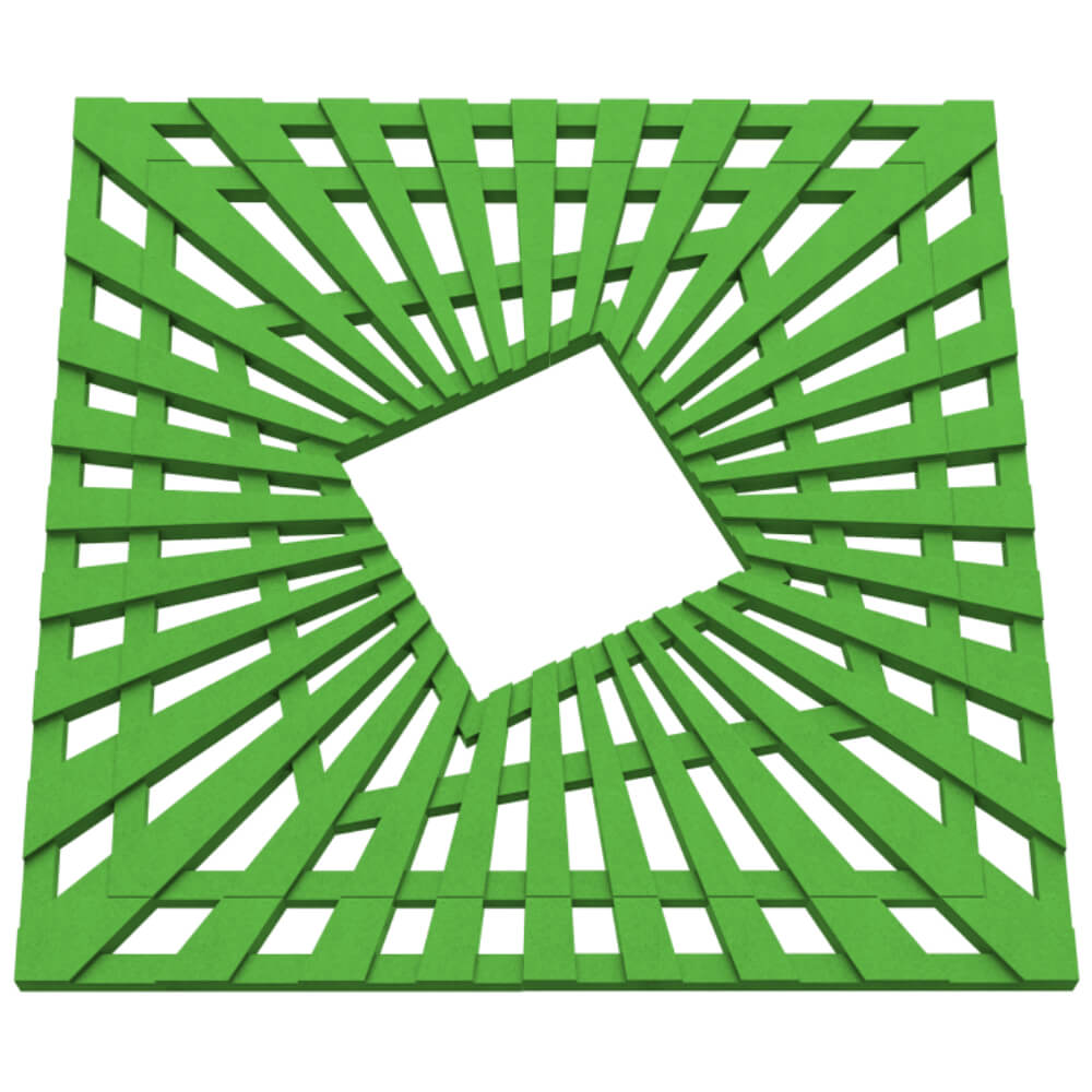 Приствольная решетка для дерева ZKING ATMOSPHERE 1.2х1.2м Зеленая в Майкопе фото