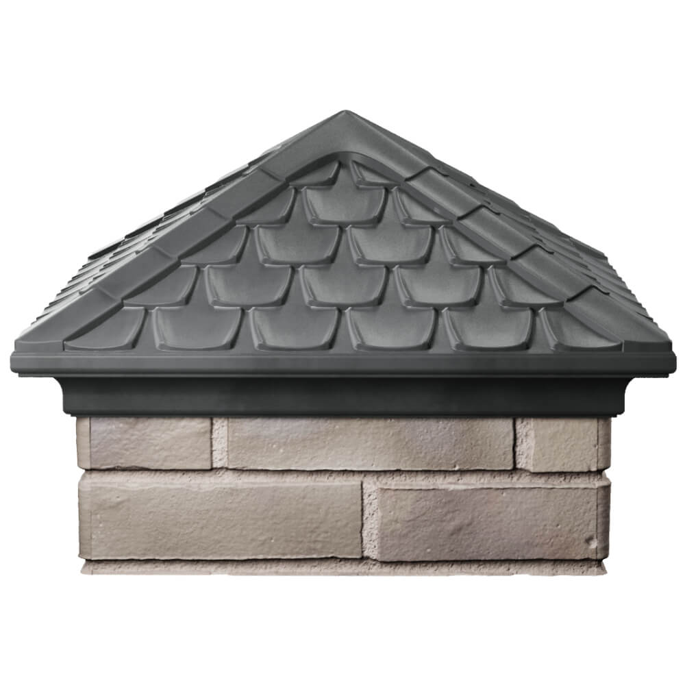 Колпак Zking Эльбрус Серый на столб 1.5х1.5 кирпича (385х385мм) Майкоп фото