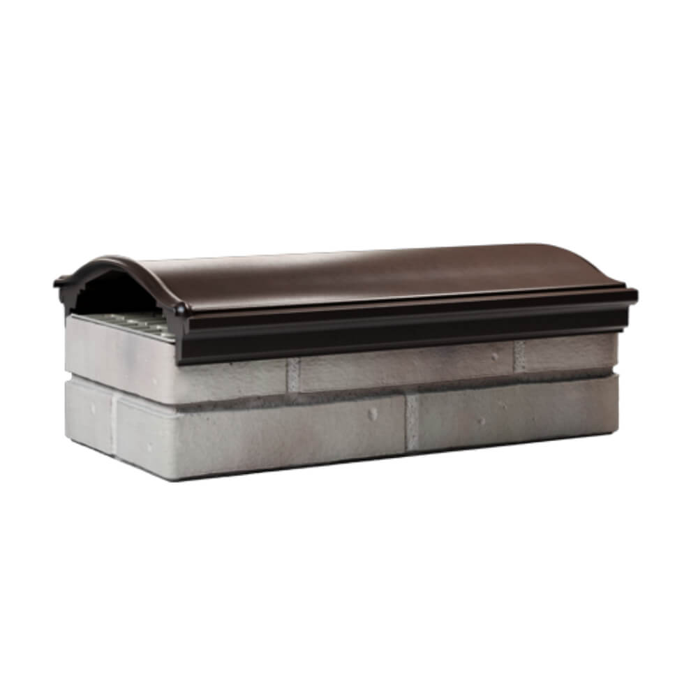 Парапет Zking Монблан Коричневый посадка на 1 кирпич (200/225/255мм) Майкоп фото