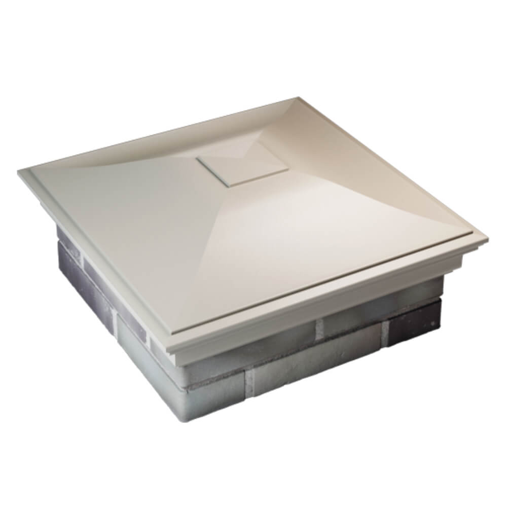 Колпак Zking Монблан Бежевый на столб 2х2 кирпича (515х515мм) Майкоп фото