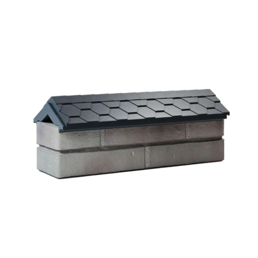 Парапет Zking Эверест Серый с посадкой на 0.5 кирпича (130мм) Майкоп фото