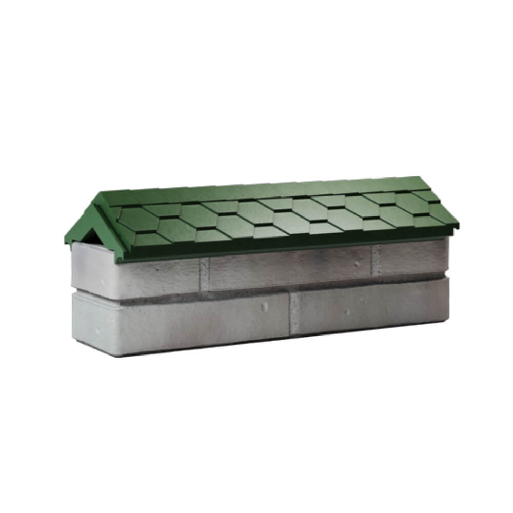 Парапет Zking Эверест Зеленый с посадкой на 0.5 кирпича (130мм) Майкоп фото