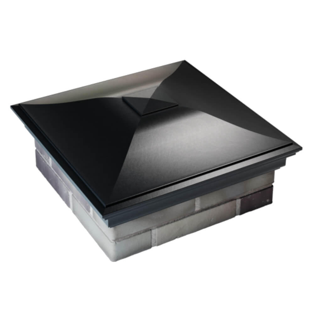 Колпак Zking Монблан Черный на столб 2х2 кирпича (515х515мм) Майкоп фото