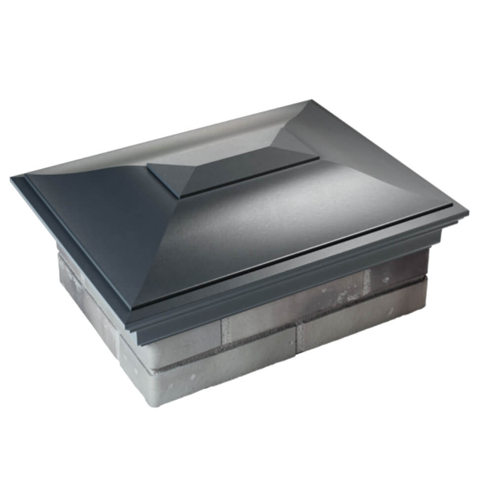 Колпак Zking Монблан Серый на столб 2х1.5 кирпича (515х385мм) Майкоп фото