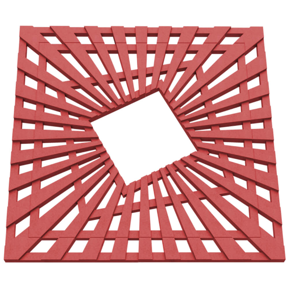 Приствольная решетка для дерева ZKING ATMOSPHERE 1.2х1.2м Красная в Майкопе фото