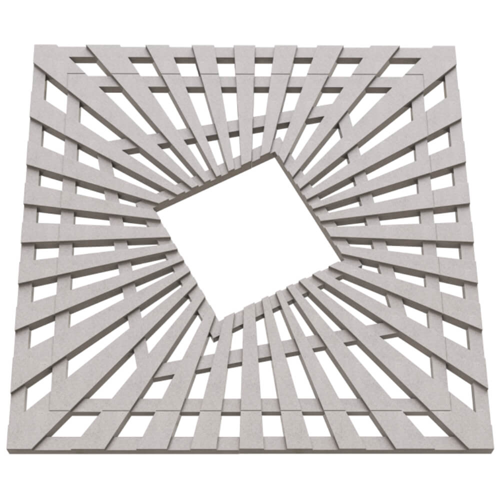 Приствольная решетка для дерева ZKING ATMOSPHERE 1.2х1.2м Бежевая в Майкопе фото