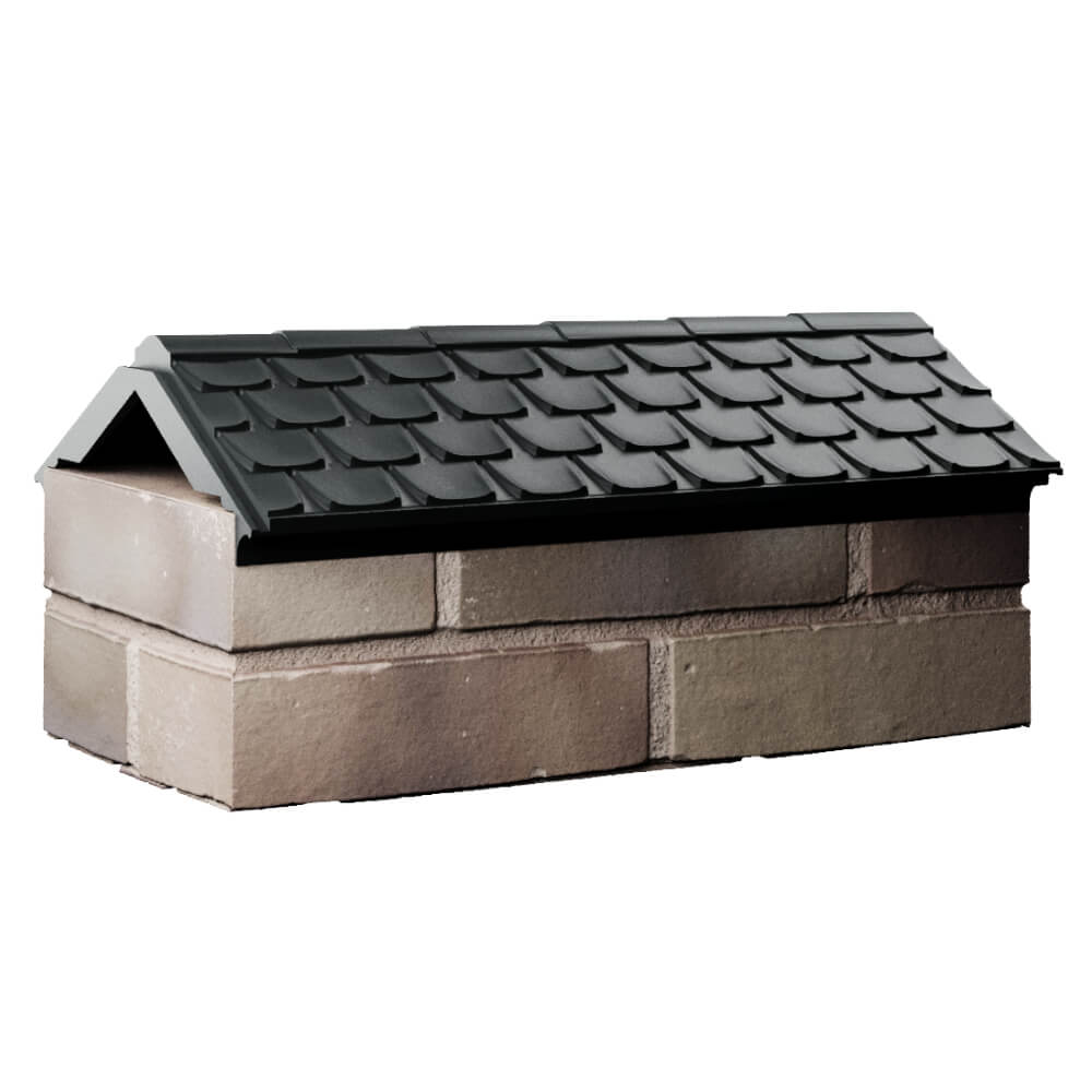 Парапет Zking Эльбрус Черный с посадкой на 1 кирпич (255мм) Майкоп фото