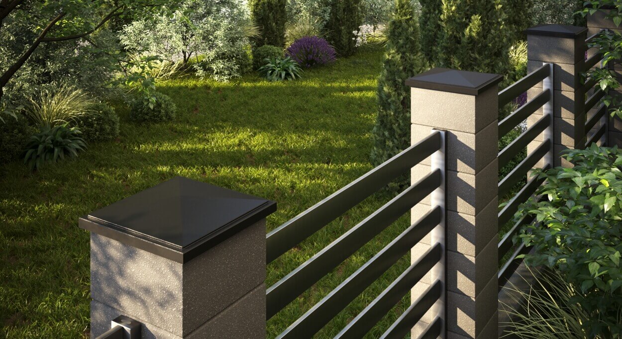 Колпак Zking БонаМоно Коричневый на столб 1.5х1.5 кирпича (385х385, 400х400мм) в Майкопе фото