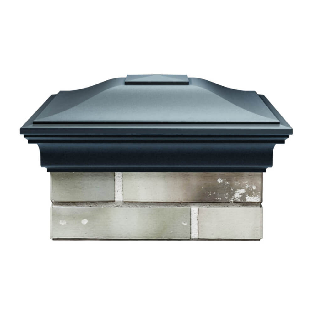 Колпак Zking Монблан Серый на столб 1.5х1.5 еврокирпича 0.7НФ (355х355мм) Майкоп фото