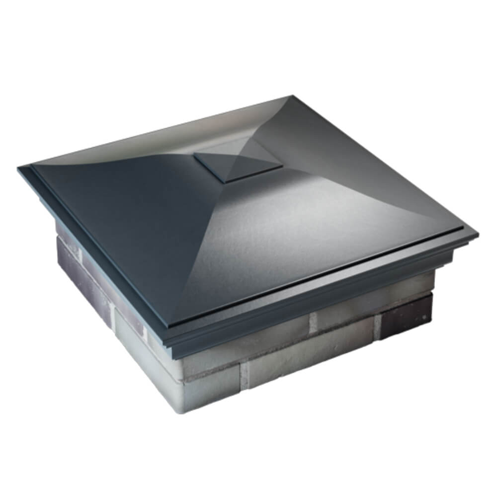 Колпак Zking Монблан Серый на столб 2х2 кирпича (515х515мм) Майкоп фото