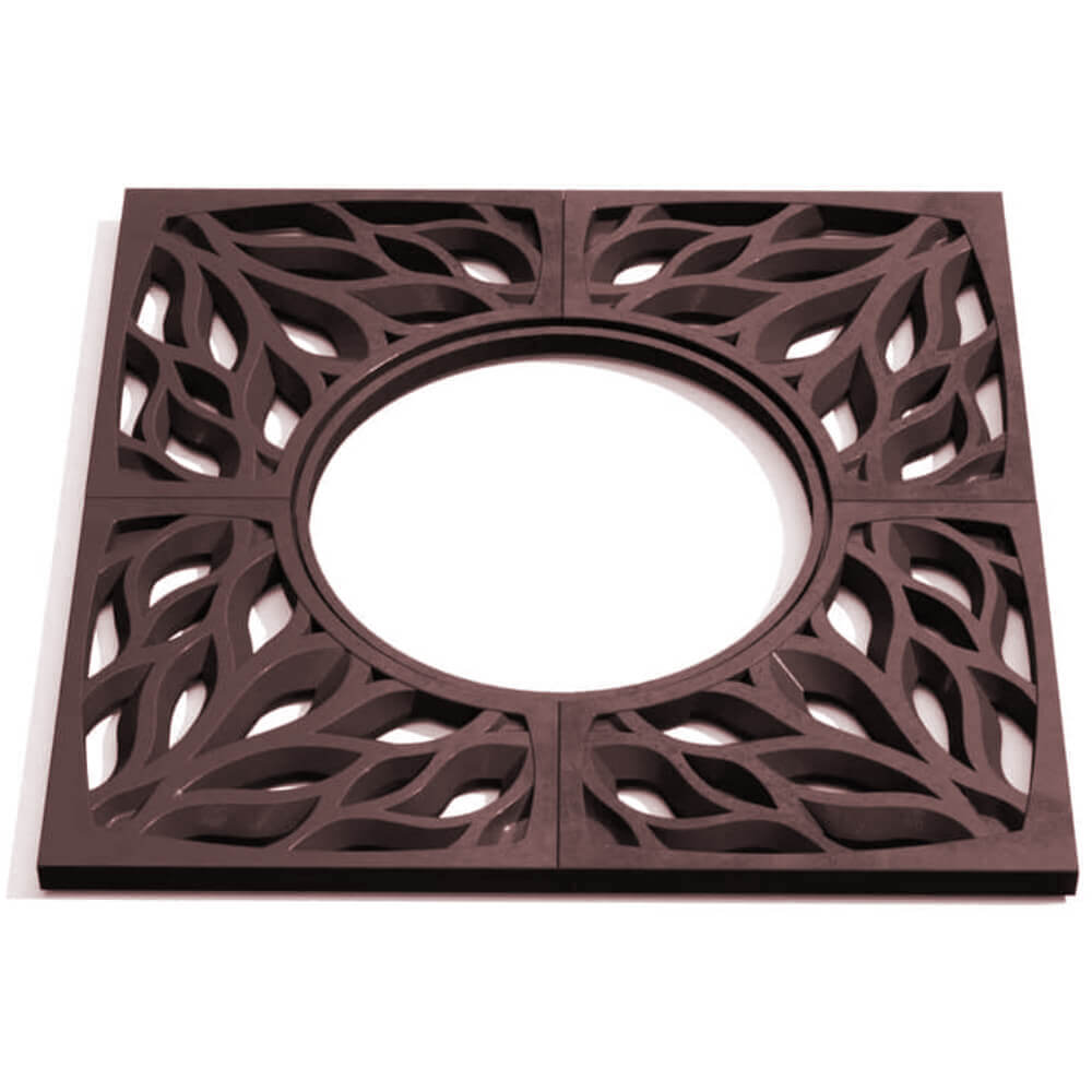Приствольная решетка для дерева ZKING CRUST 1.2х1.2м Коричневая Майкоп фото