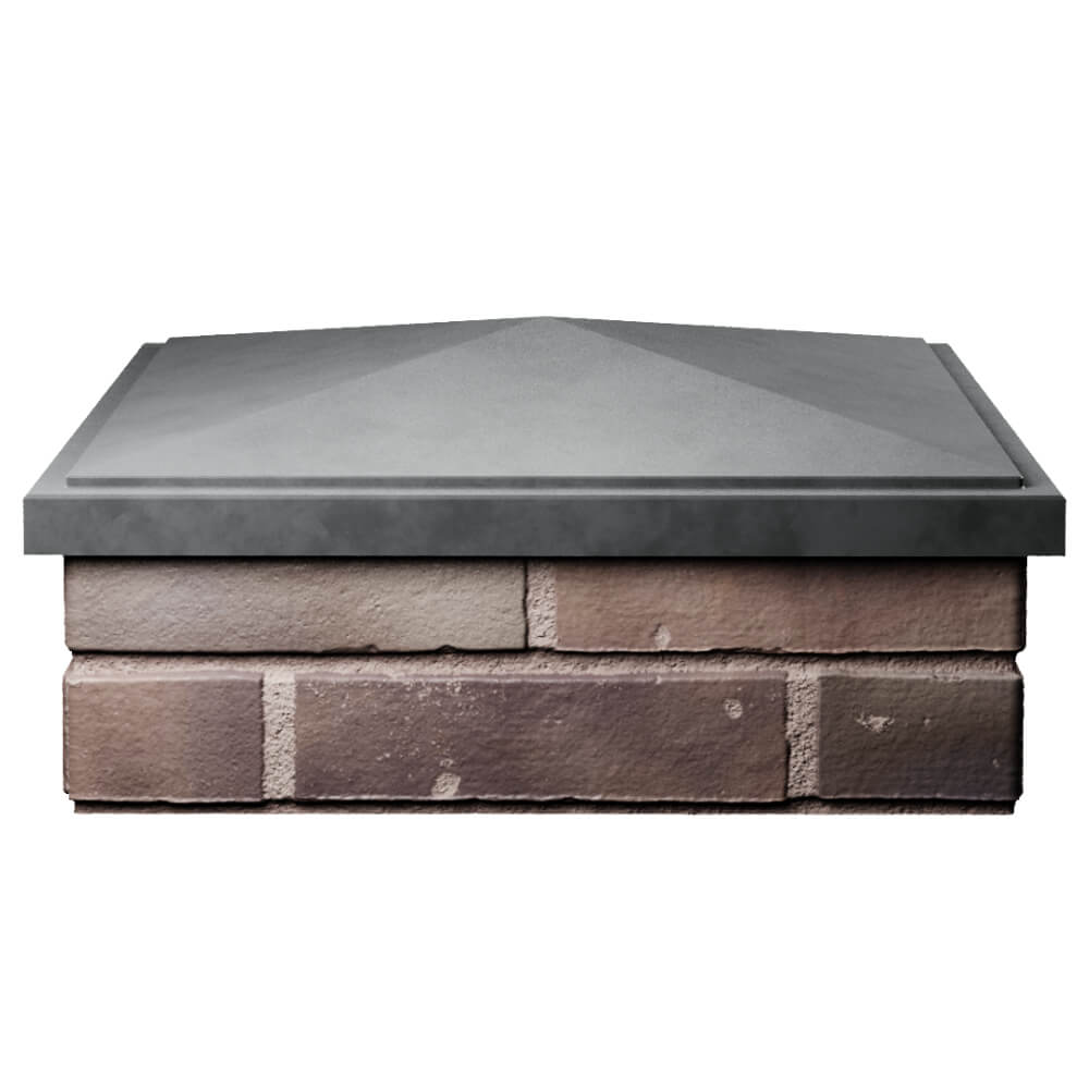 Колпак Zking БонаМоно Серый на столб 2х2 кирпича (515х515, 530х530мм) Майкоп фото