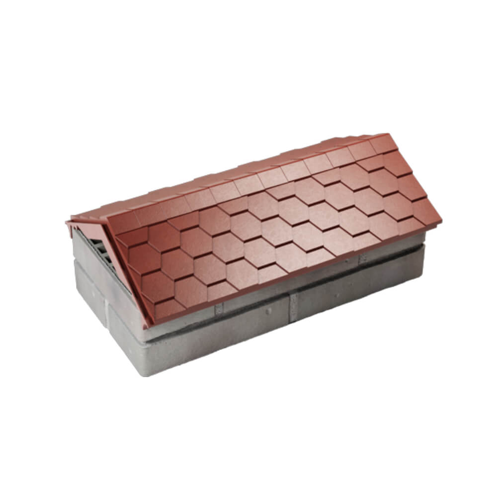 Парапет Zking Эверест Красный с посадкой на 1 кирпич (200/225/255мм) в Майкопе фото