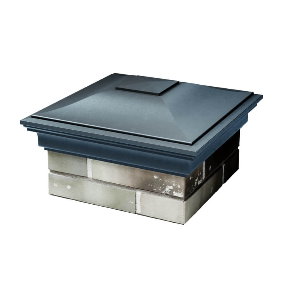 Колпак Zking Монблан Серый на столб 1.5х1.5 еврокирпича 0.7НФ (355х355мм) в Майкопе фото