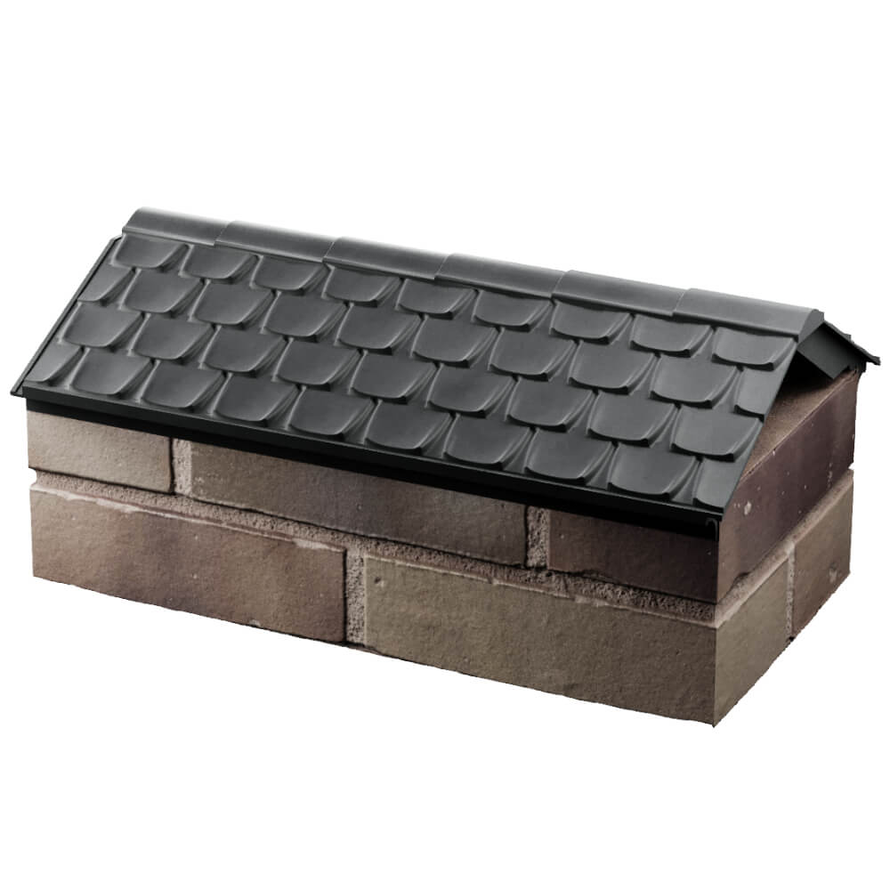 Парапет Zking Эльбрус Серый с посадкой на 1 кирпич (255мм) в Майкопе фото