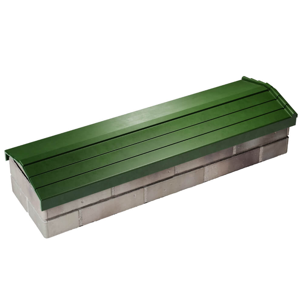 Парапет Zking Бона ХайТек Зеленый посадка на 0.5 кирпича (130мм) в Майкопе фото