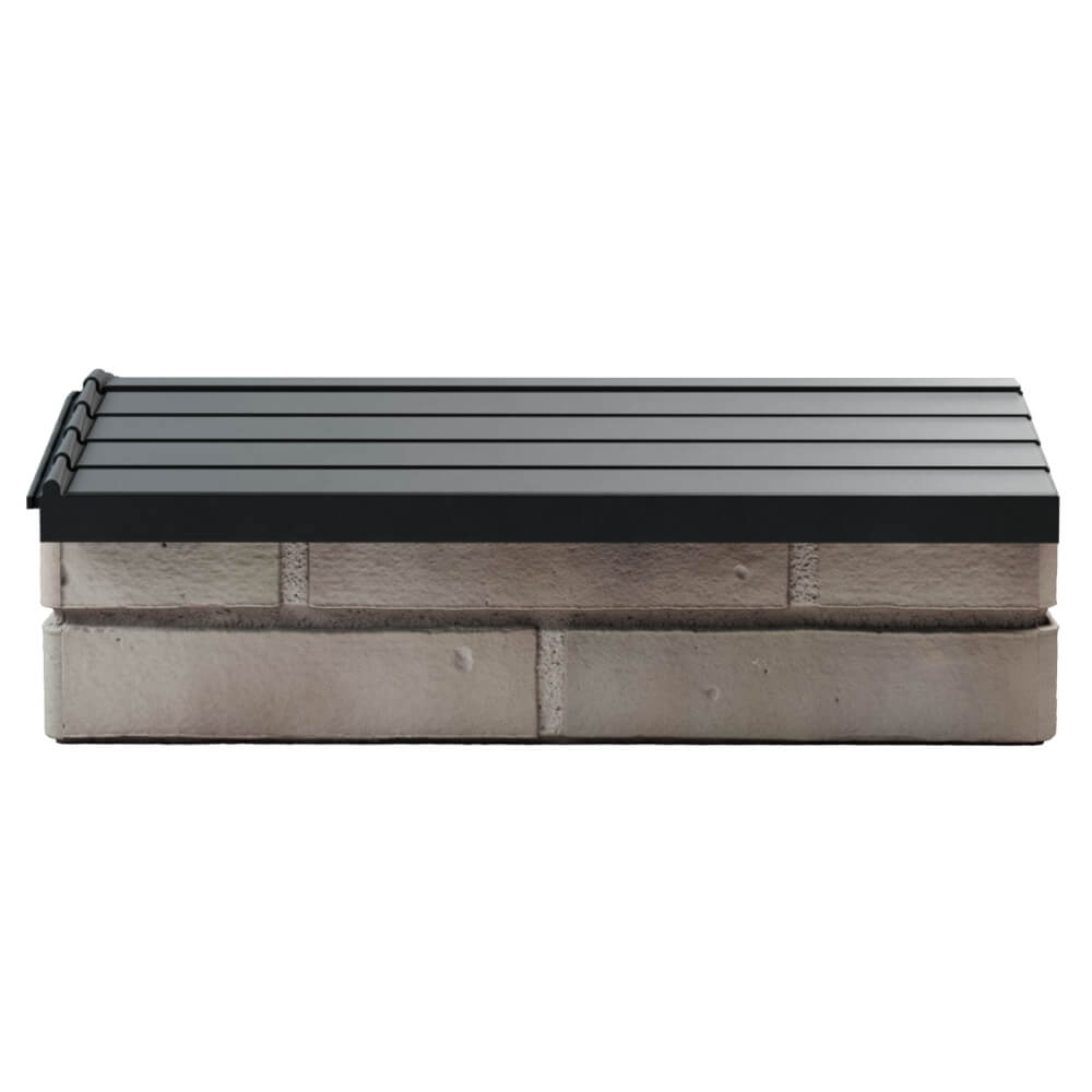 Парапет Zking Бона ХайТек Серый с посадкой на 1 кирпич (200/225/255мм) в Майкопе фото