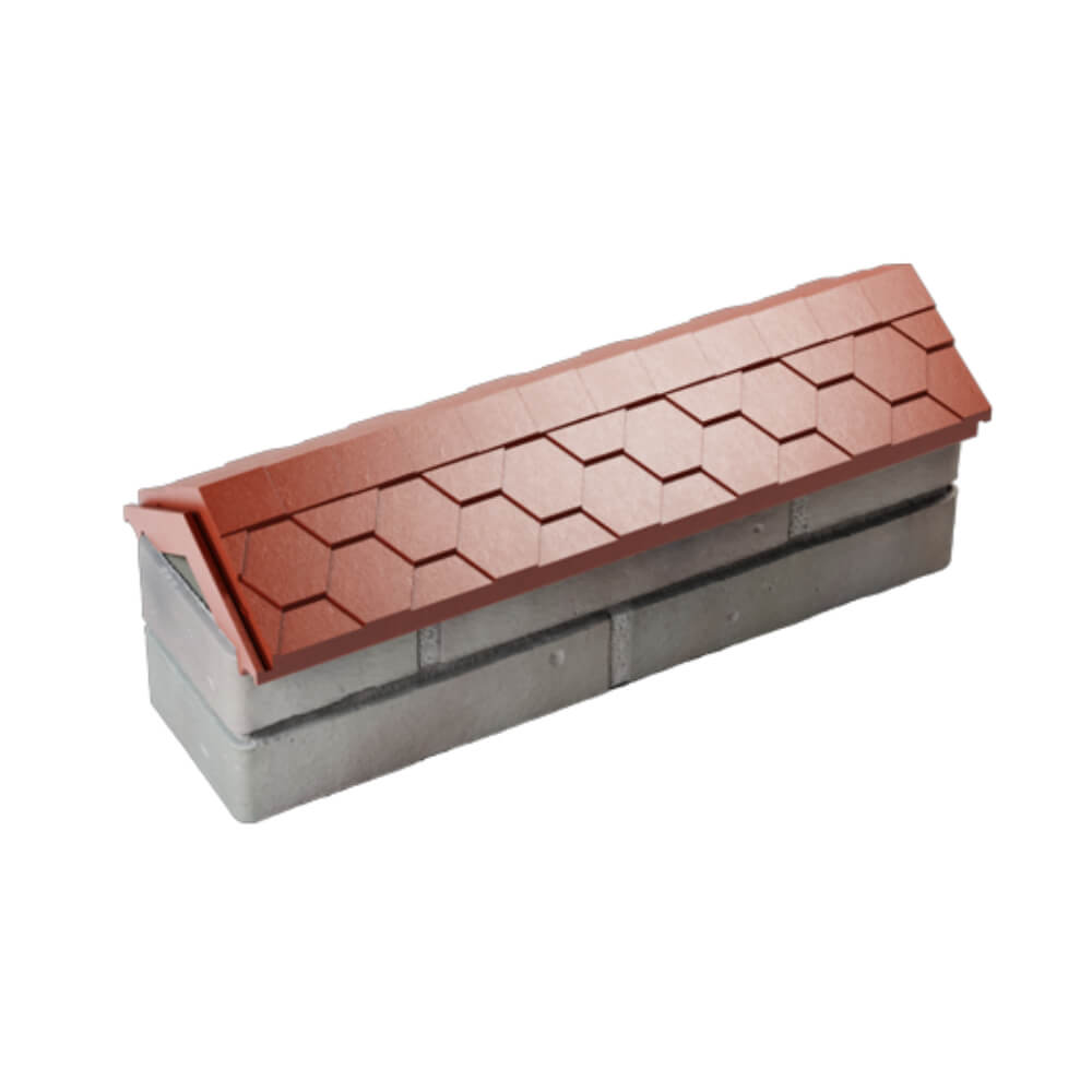 Парапет Zking Эверест Красный с посадкой на 0.5 кирпича (130мм) в Майкопе фото