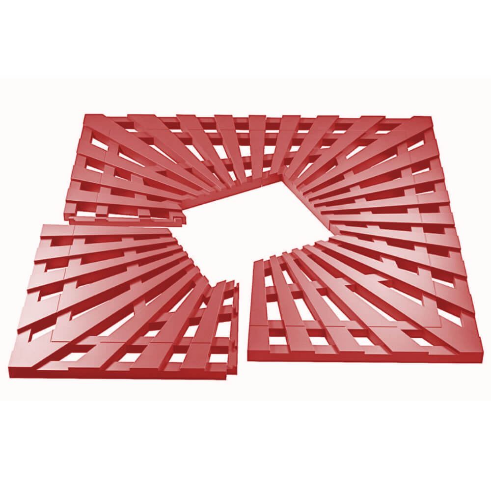 Приствольная решетка для дерева ZKING ATMOSPHERE 1.2х1.2м Красная в Майкопе фото