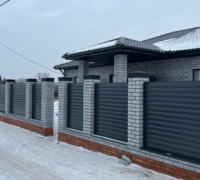 Колпак Zking Бона ХайТек Серый на столб 1.5х1.5 кирпича (385х385мм) в Майкопе фото