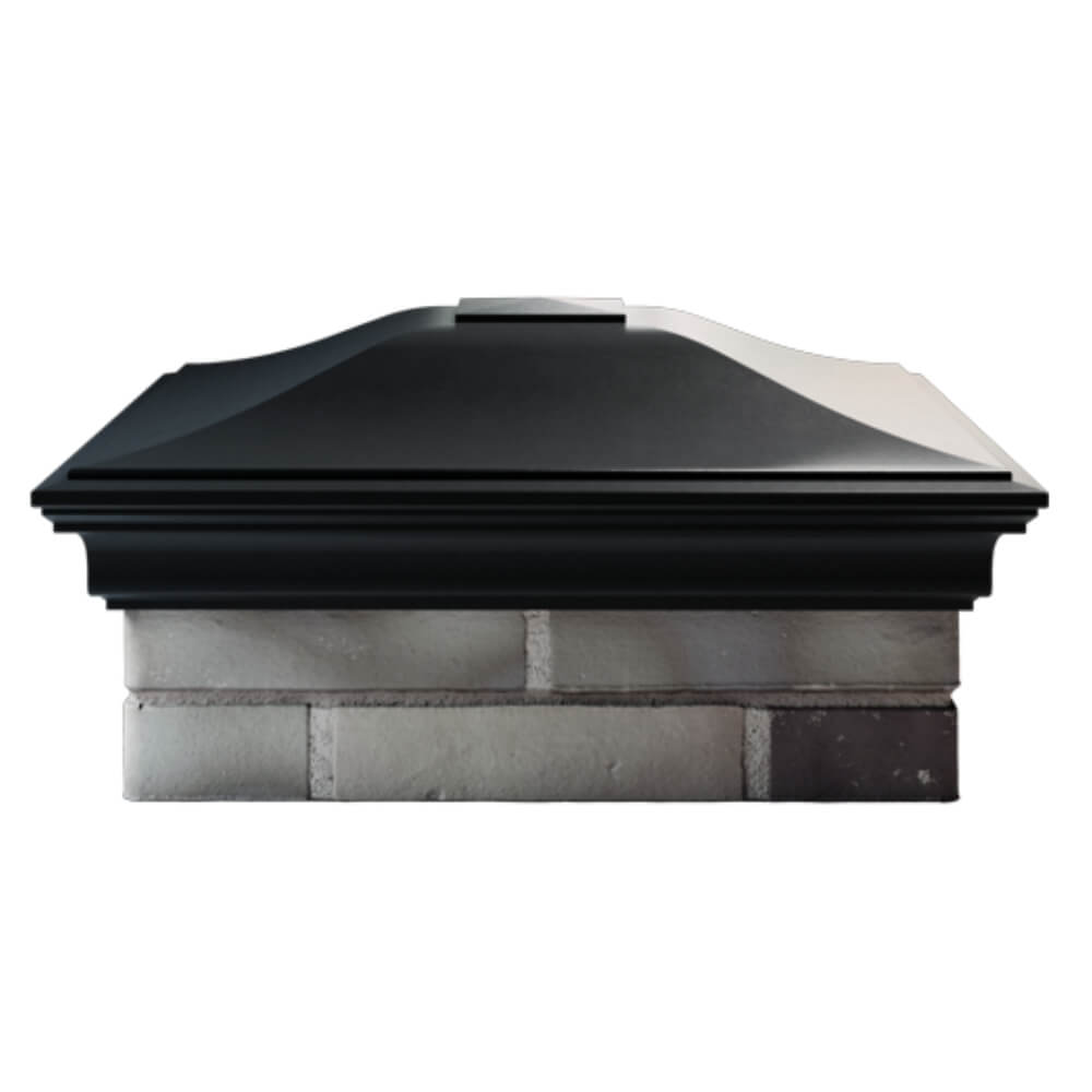 Колпак Zking Монблан Черный на столб 2х2 кирпича (515х515мм) в Майкопе фото