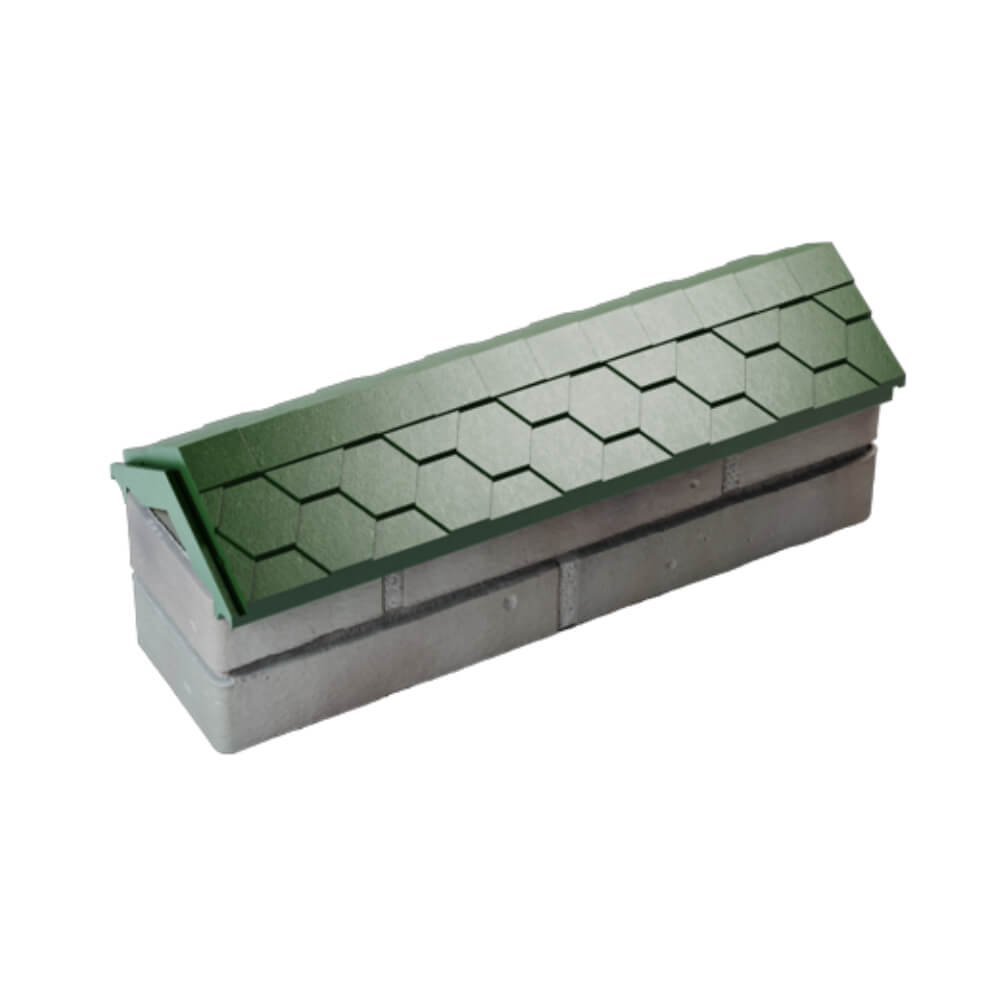 Парапет Zking Эверест Зеленый с посадкой на 0.5 кирпича (130мм) в Майкопе фото